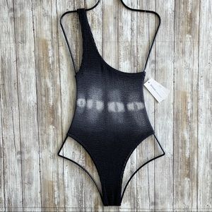 Bound by Bond-Eye The Oscar Ombré Jet Black One-Size One-Piece Swimsuit